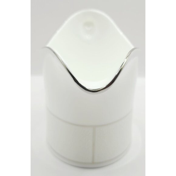 Wedgwood Shagreen Gravy Sauce Boat Silver Rim Handle New With Tags - Picture 4 of 8